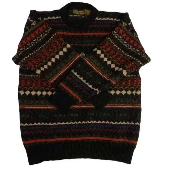 Dual Control Vintage  Crewneck Wool Sweater - Picture 9 of 12